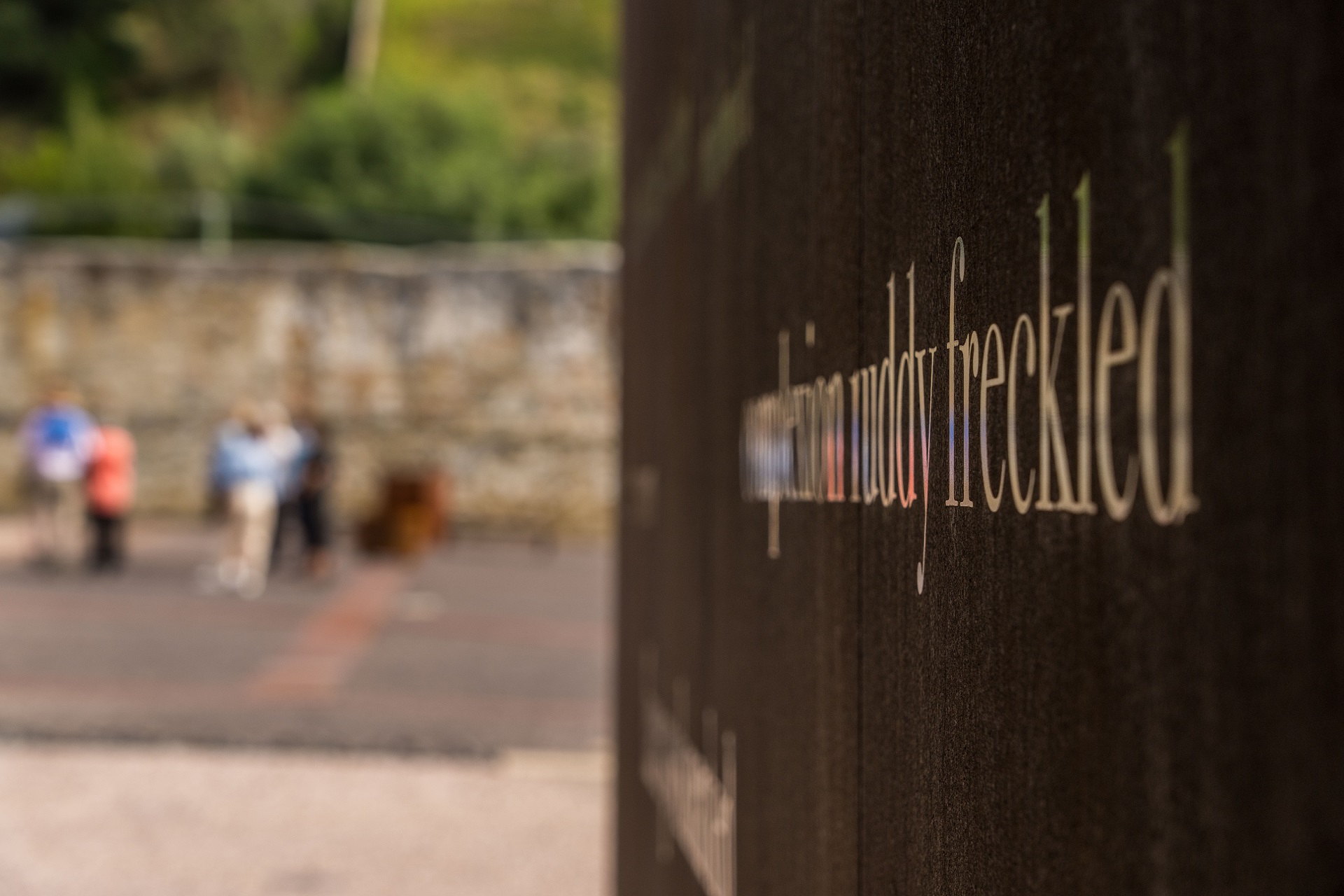 descriptions of inmates on wall | Cascades Female Factory | Historic Site Australia