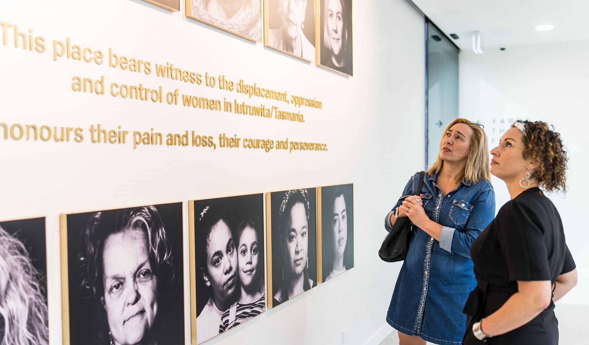 women reading entry statement | Cascades Female Factory | Historic Site Australia